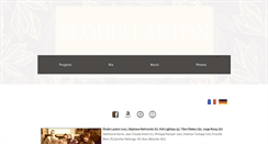 Desktop Screenshot of elodielauton.com