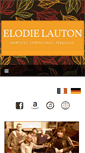 Mobile Screenshot of elodielauton.com